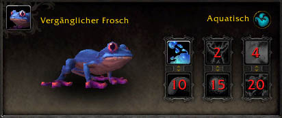 Vergaenglicher Frosch